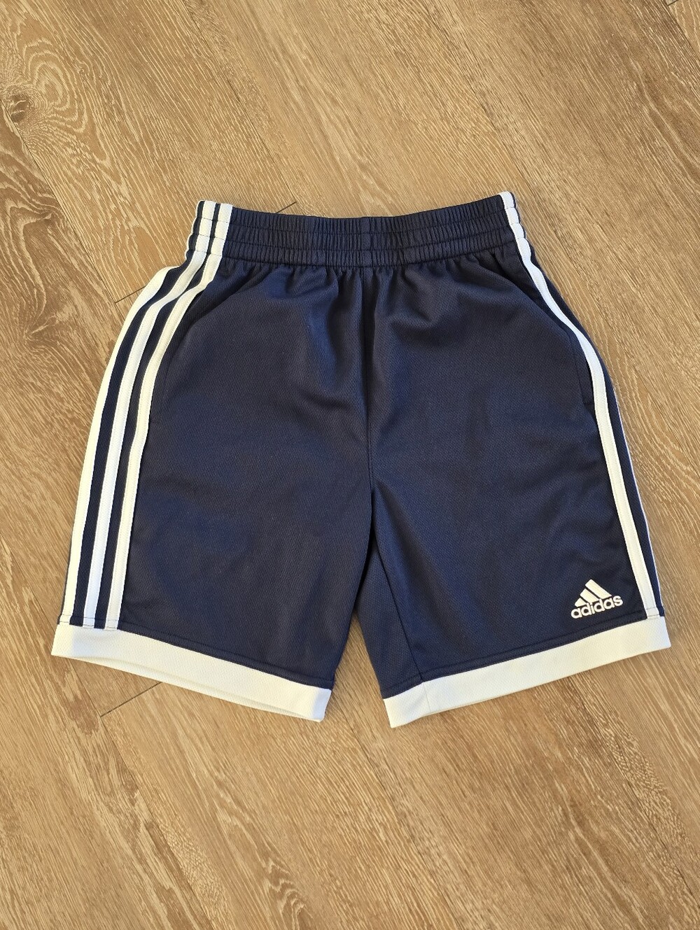 adidas Kid's Navy Blue Athletic Shorts